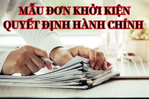 Đơn khởi kiện hành chính